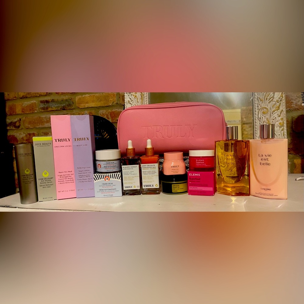 TRULY BEAUTY, JUICE BEAUTY, FIRST AID BEAUTY, COSRX, LANCÔME, and ELEMIS!